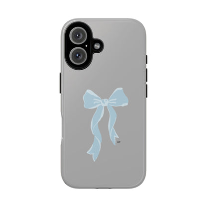 Blue Coquette Bow-iPhone Case