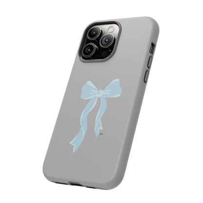 Blue Coquette Bow-iPhone Case