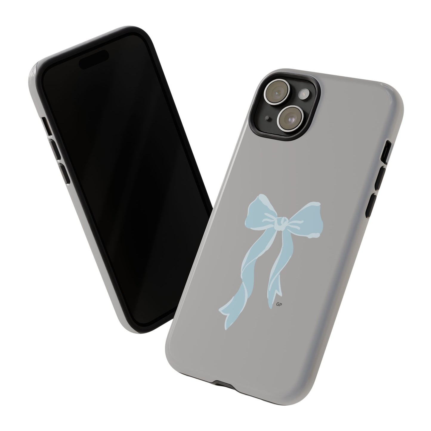 Blue Coquette Bow-iPhone Case