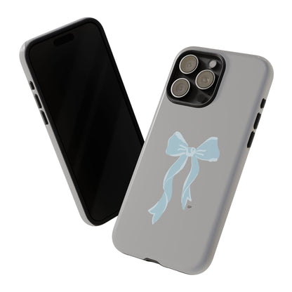 Blue Coquette Bow-iPhone Case