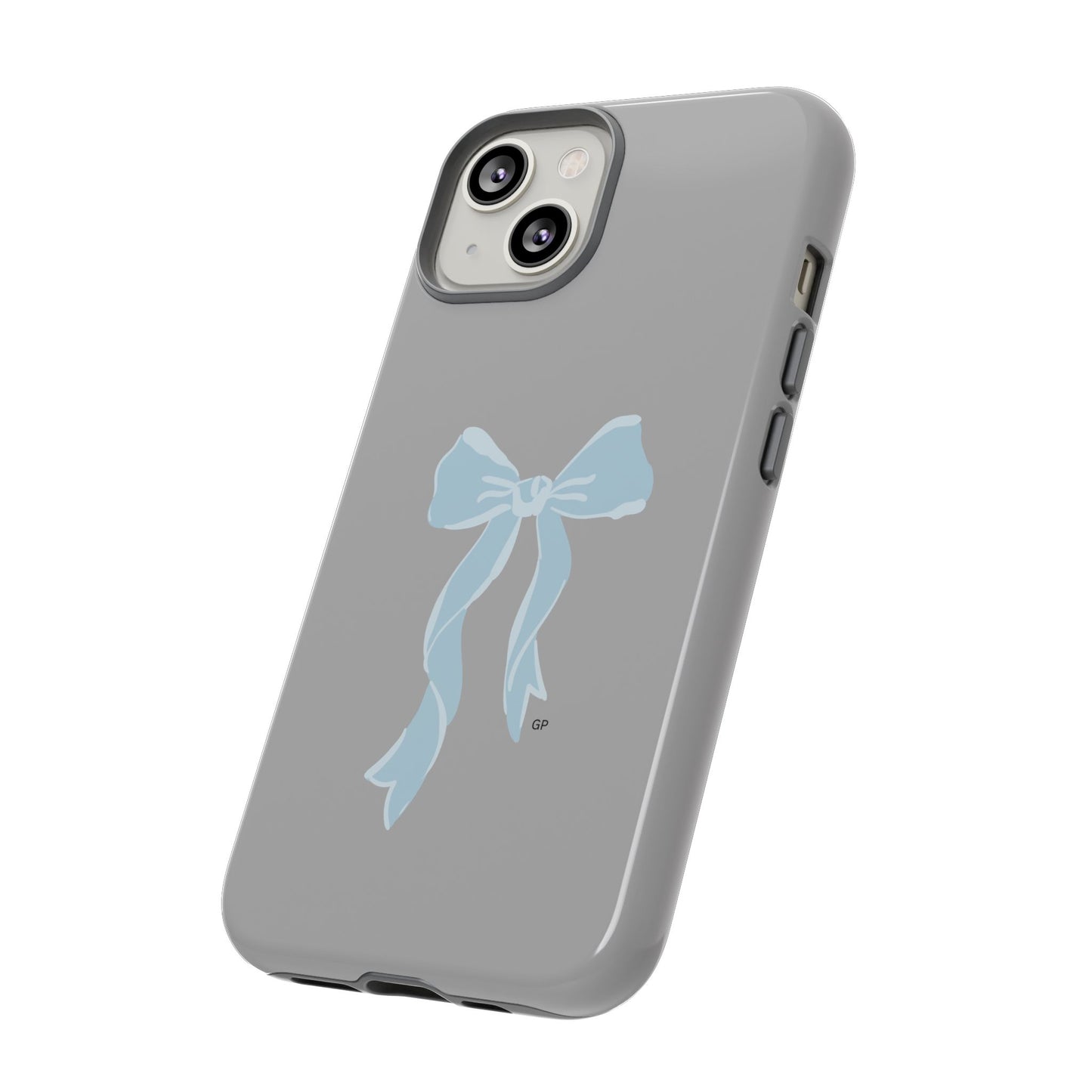 Blue Coquette Bow-iPhone Case