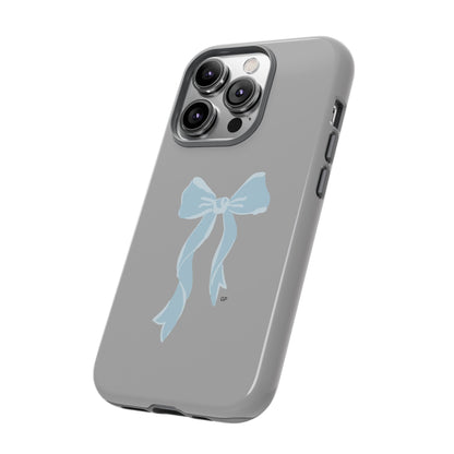 Blue Coquette Bow-iPhone Case