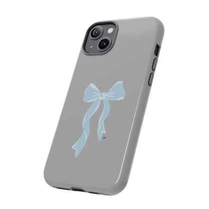 Blue Coquette Bow-iPhone Case