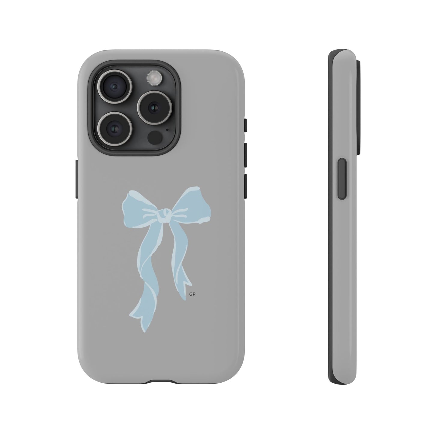 Blue Coquette Bow-iPhone Case