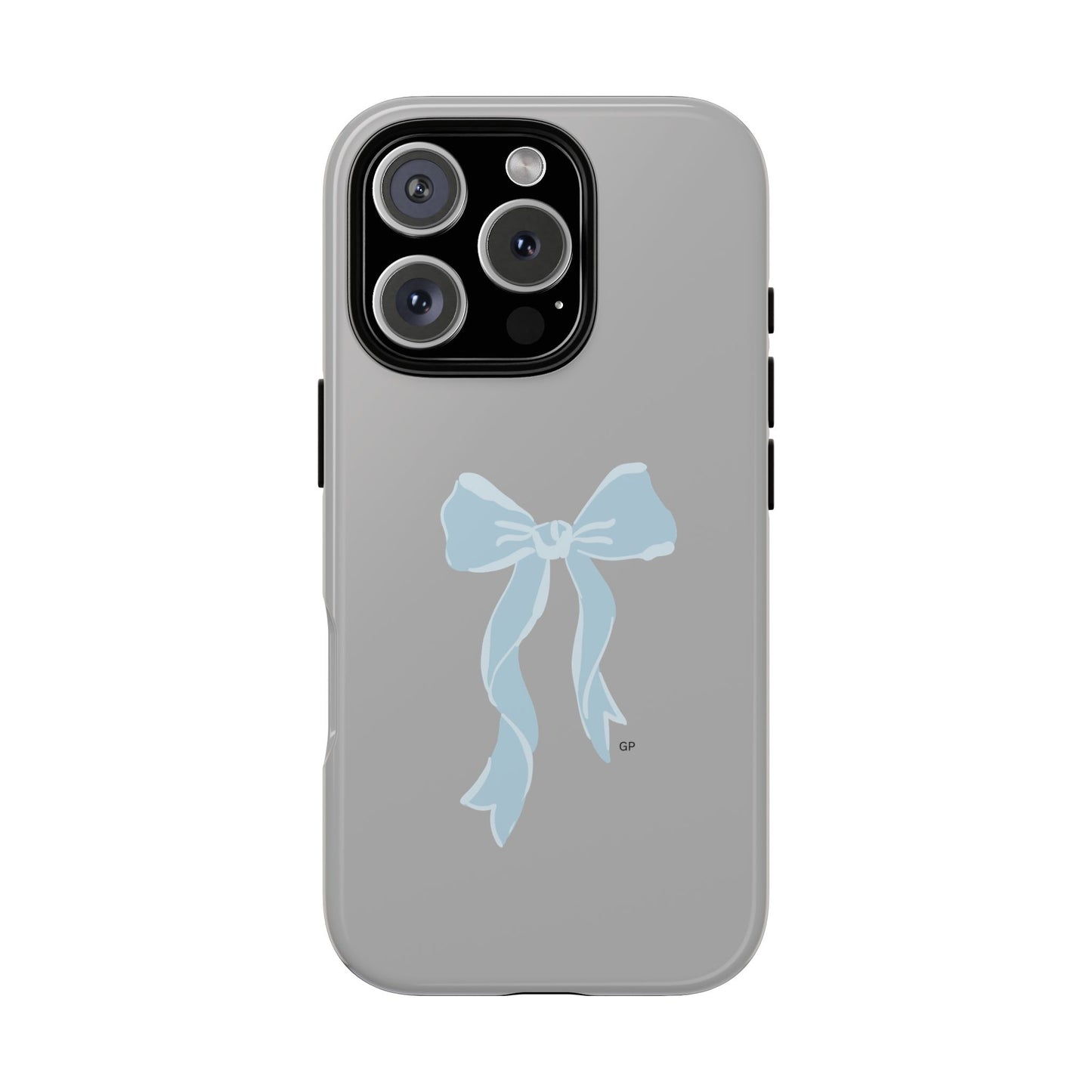 Blue Coquette Bow-iPhone Case