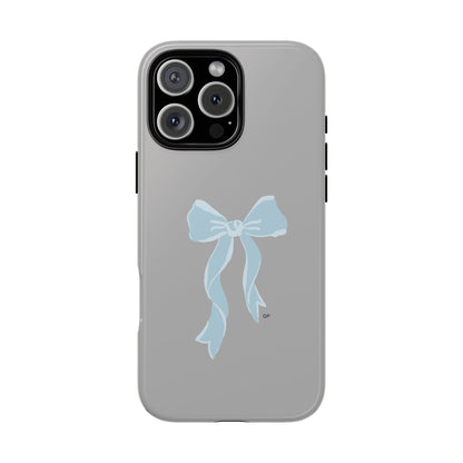 Blue Coquette Bow-iPhone Case