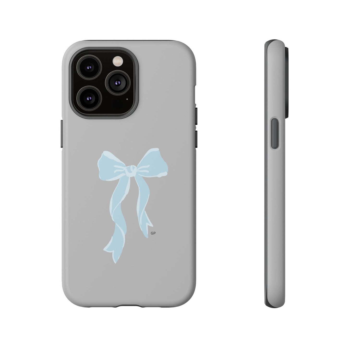 Blue Coquette Bow-iPhone Case