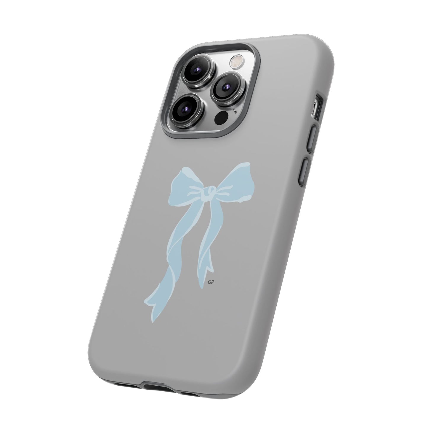 Blue Coquette Bow-iPhone Case