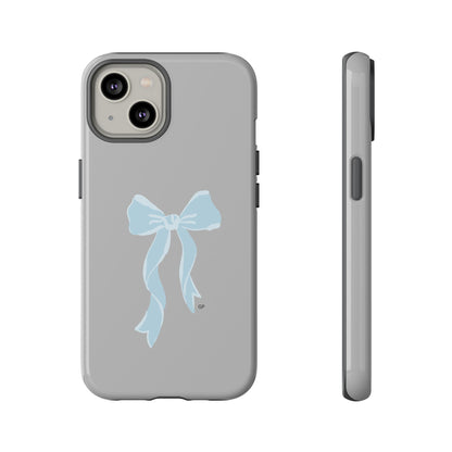 Blue Coquette Bow-iPhone Case