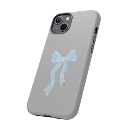 Blue Coquette Bow-iPhone Case