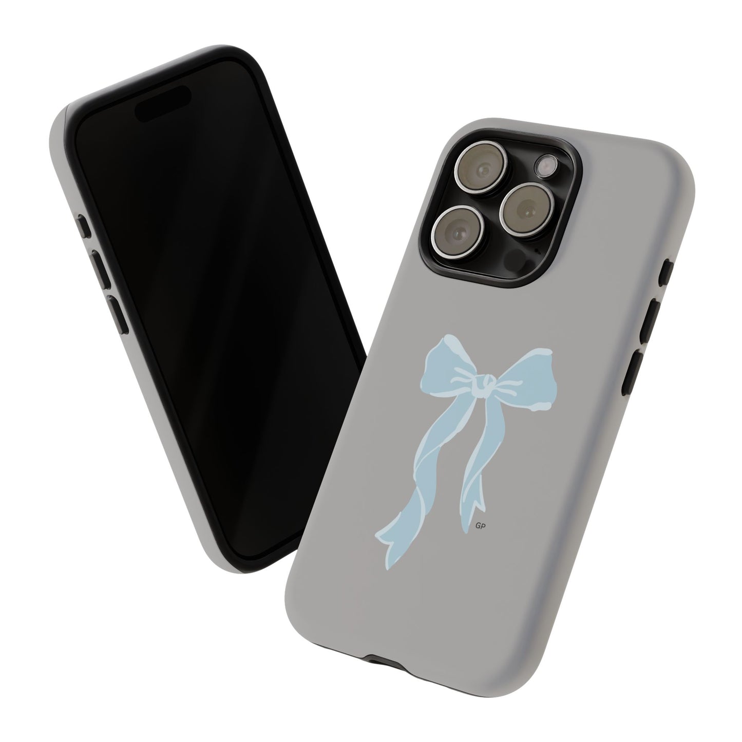 Blue Coquette Bow-iPhone Case