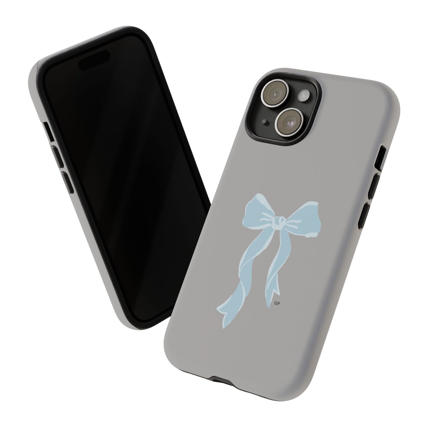 Blue Coquette Bow-iPhone Case