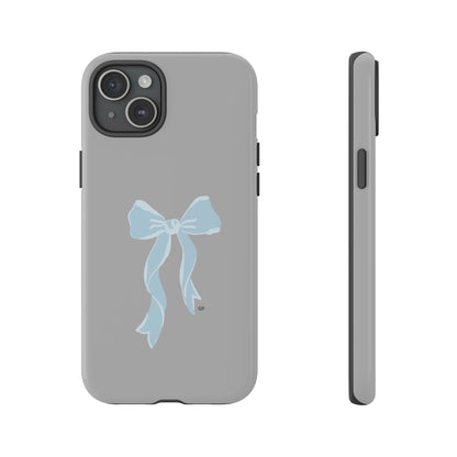 Blue Coquette Bow-iPhone Case